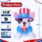 5FT Patriotic Inflatable USA Puppy Dog with LED Lights – 4th of July Independence Day Blow Up Yard Decoration Outdoor Garden Lawn Holiday Party Decor with Stakes, Ropes & Storage Bag